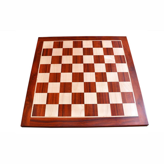 21″ Champions Choice Classic Tournament Chess Board In Budrose Wood & Maple Wood - 55 mm Square