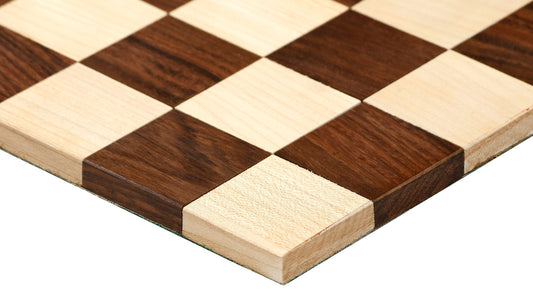 Folding" Rolling Series Travel Chess Board In Maple & Golden Rosewood - 40 mm Square