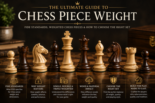 Chess Piece Weight Guide: FIDE Standards, Weighted Chess Pieces & How to Choose the Right Set