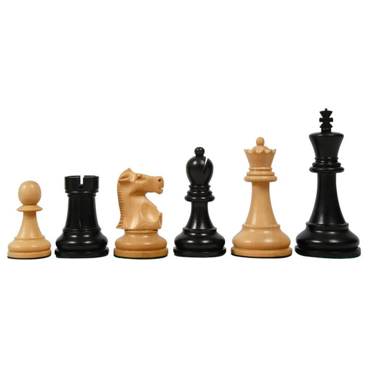 1972 Fischer Spassky Championship Series Chess Pieces Set – Boxwood & Ebonised Boxwood