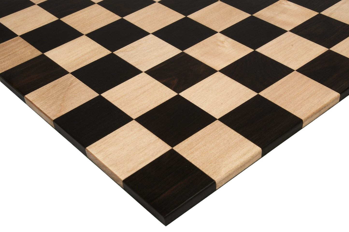 Folding/ Rolling Series Travel Chess Board In Maple & Ebony Wood- 40 mm Square