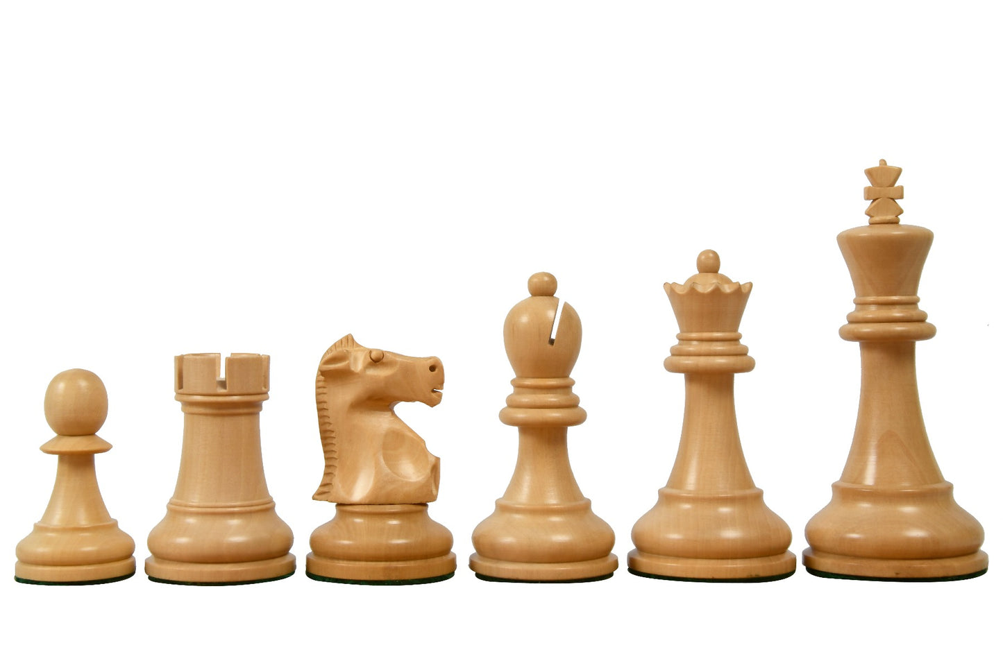 1972 Fischer Spassky Championship Series Chess Pieces Set – Boxwood & Golden Rosewood