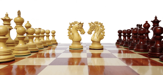 4.5" Andalusian Luxury Series Chess Pieces Only Set - Triple Weighted Bud Rosewood - Chess Villa