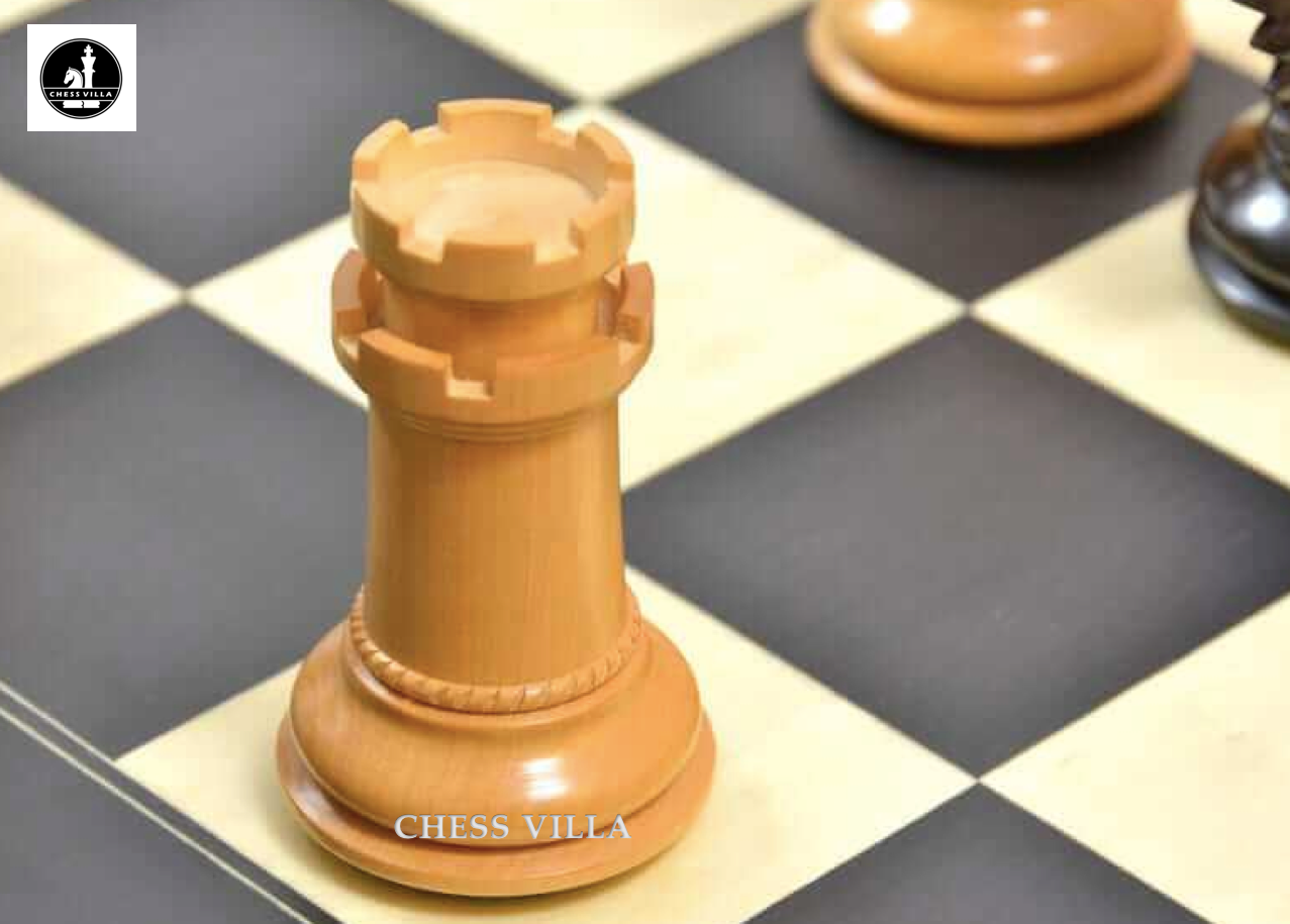 4.6" Copenhagen Luxury Staunton Chess Pieces Only Set- Triple Weighted Ebony Wood