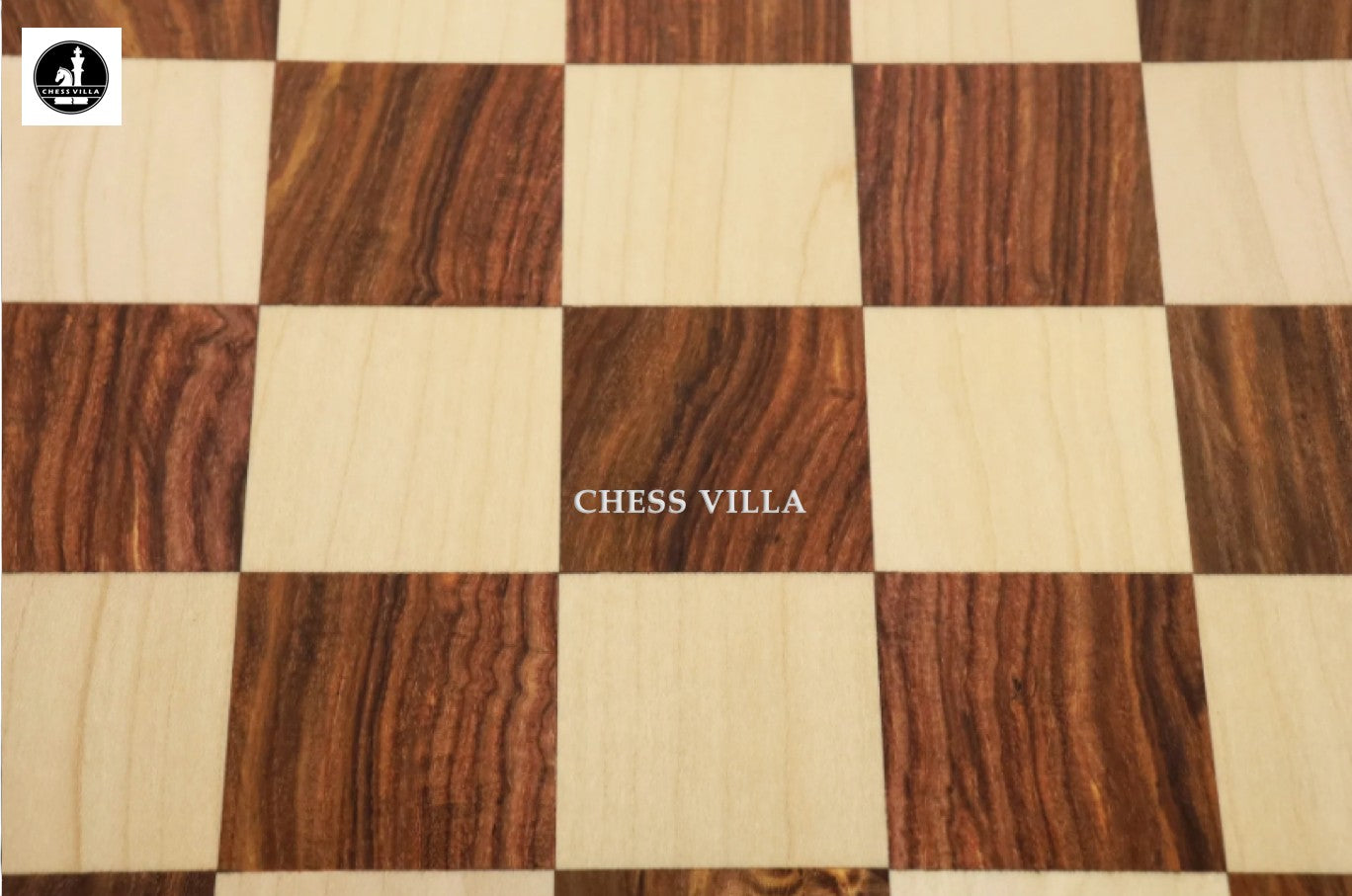 21" Solid Hand Carved Luxury Chess board -Golden Rosewood & Maple- 55 mm Square- Algebraic Notations