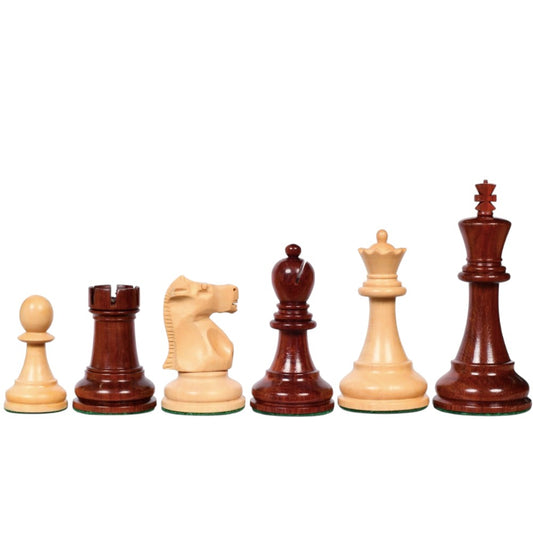 1972 Fischer Spassky Championship Series Chess Pieces Set – Boxwood & Bud Rosewood