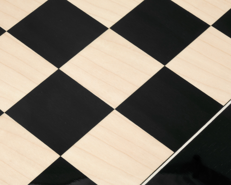 23″ Champions Choice Classic Tournament Chess Board In Ebony Wood & Maple Wood- 60 mm Square
