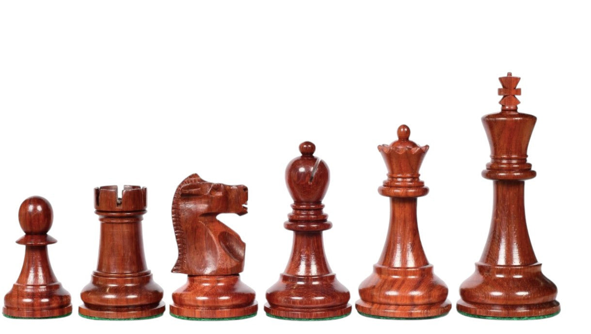 1972 Fischer Spassky Championship Series Chess Pieces Set – Boxwood & Bud Rosewood