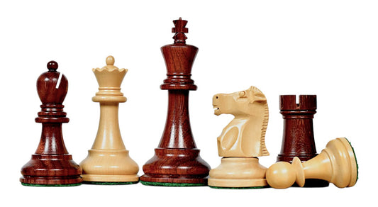 1972 Fischer Spassky Championship Series Chess Pieces Set – Boxwood & Bud Rosewood