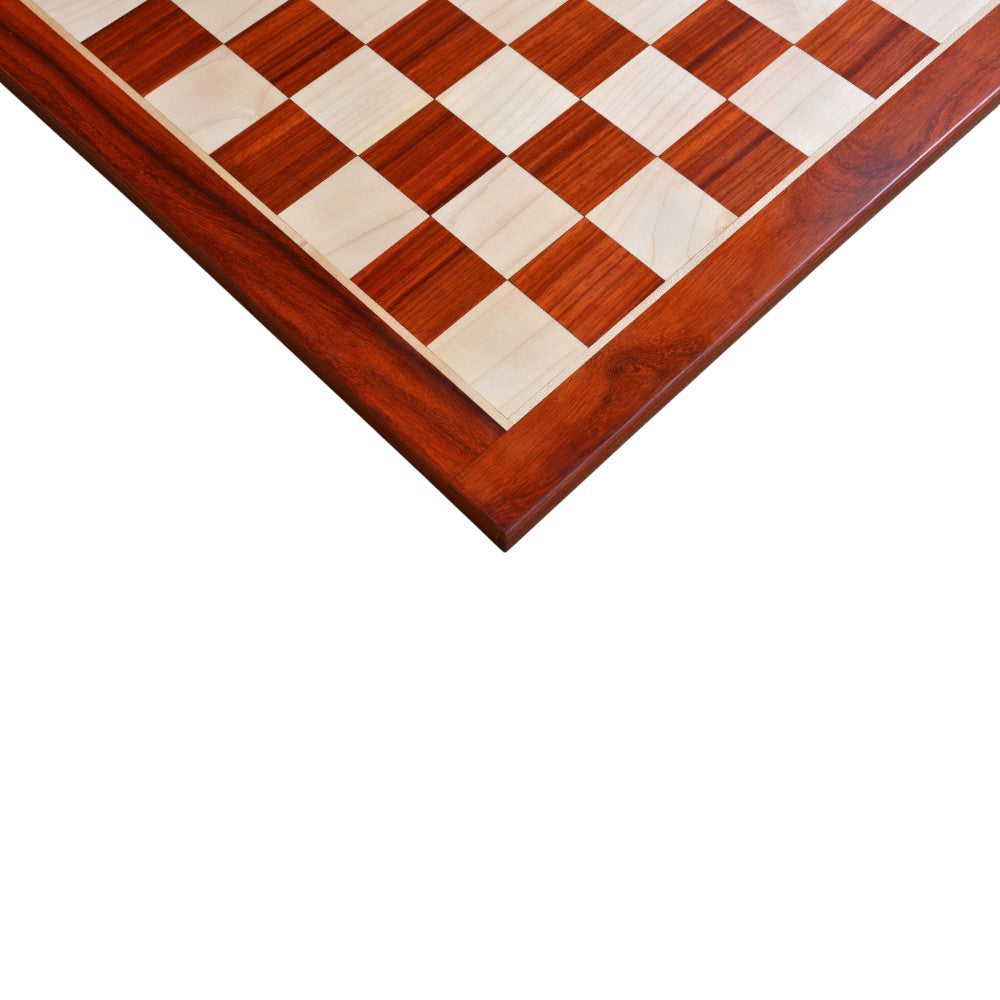 21″ Champions Choice Classic Tournament Chess Board In Budrose Wood & Maple Wood - 55 mm Square