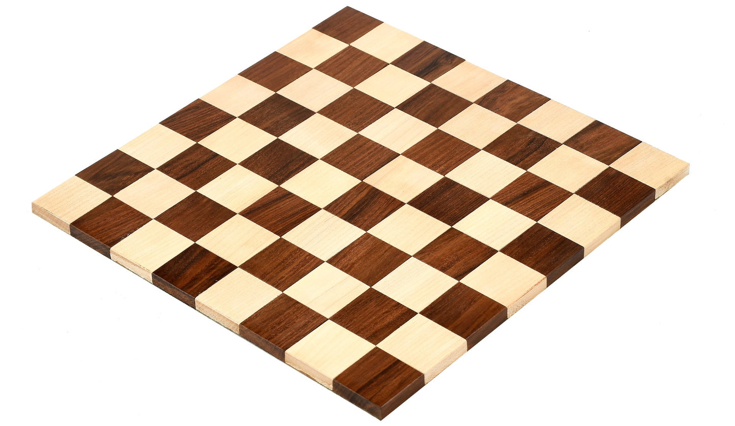 Folding" Rolling Series Travel Chess Board In Maple & Golden Rosewood - 40 mm Square