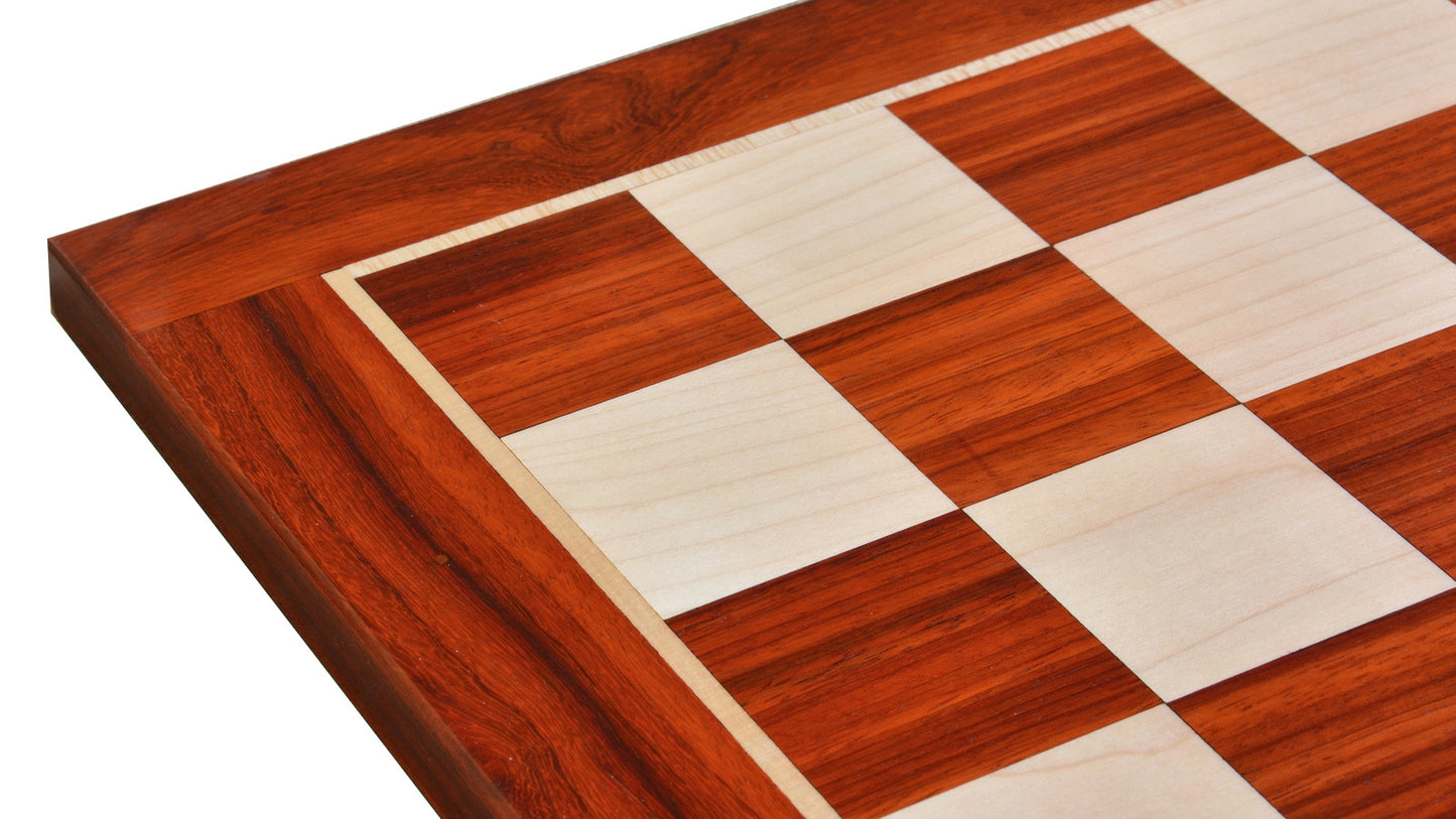 21″ Champions Choice Classic Tournament Chess Board In Budrose Wood & Maple Wood - 55 mm Square