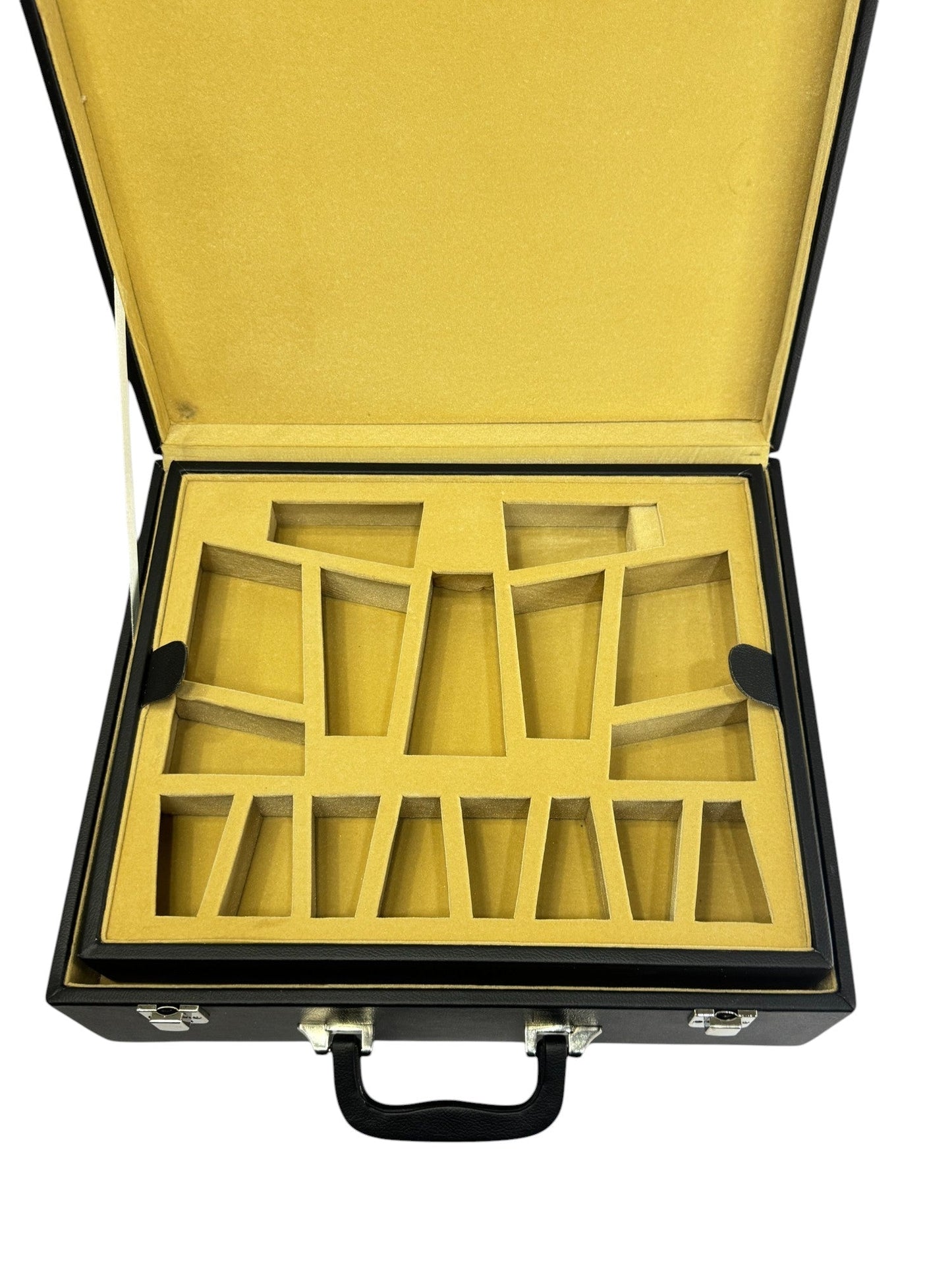 Signature Leatherette Coffer Storage Box - Chess Pieces of 4.2" to 5.0" - Chess Villa