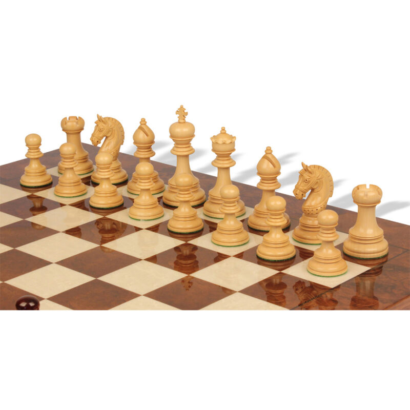 The Exotic Collection- Chetak Luxury Chess Pieces Only Set - Triple Weighted Budrose Wood- 4.2" King - Image 5