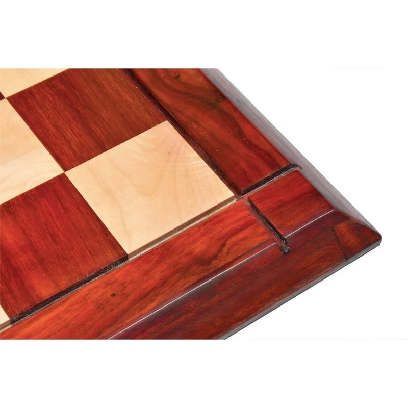 23? Luxury Chessboard With Cross Border & Tapered Edges in Budrose Wood and Maple Wood - Image 3