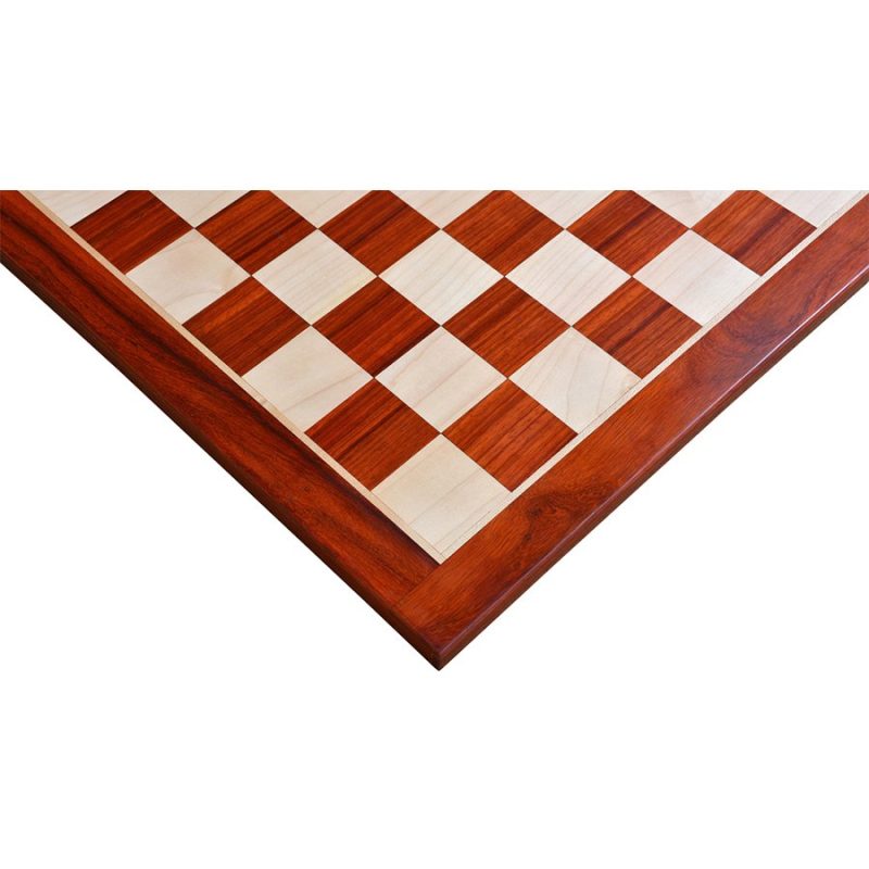 23? Champions Choice Classic Tournament Chess Board In Budrose Wood & Maple Wood- 60 mm Square