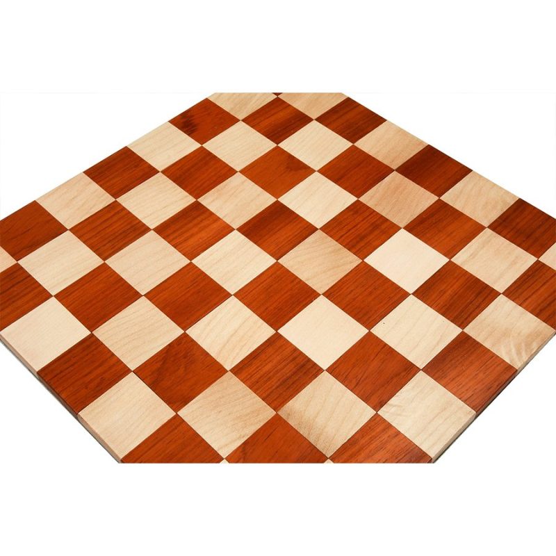 Folding/ Rolling Series Travel Chess Board In Maple & Budrose Wood- 40 mm Square - Image 2