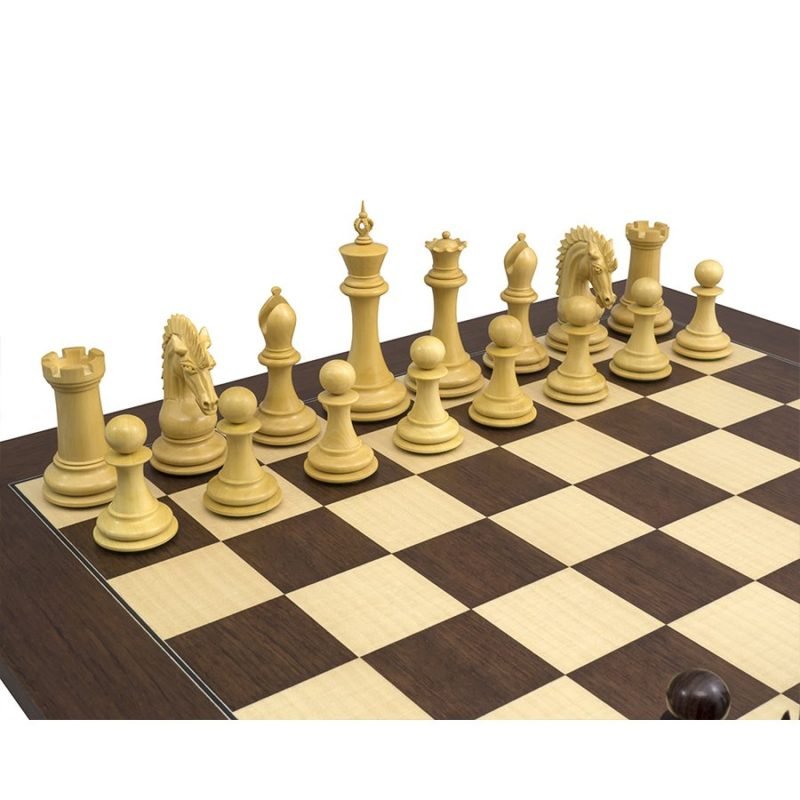 3.75" Sheffield Knight Luxury Chess Pieces Only Set- Double Weighted Rose Wood - Image 7