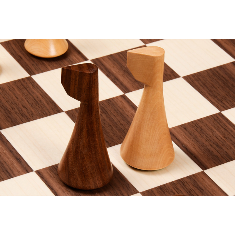 Hermann Ohme Minimalist Series Chess Pieces Only Set- Weighted Golden Rosewood - Image 2