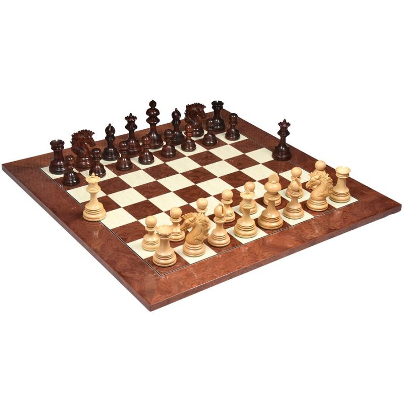 The Premium Collection- 4.4" Wellington Luxury Staunton Chess Pieces Only Set ? Triple Weighted Budrose Wood - Image 10