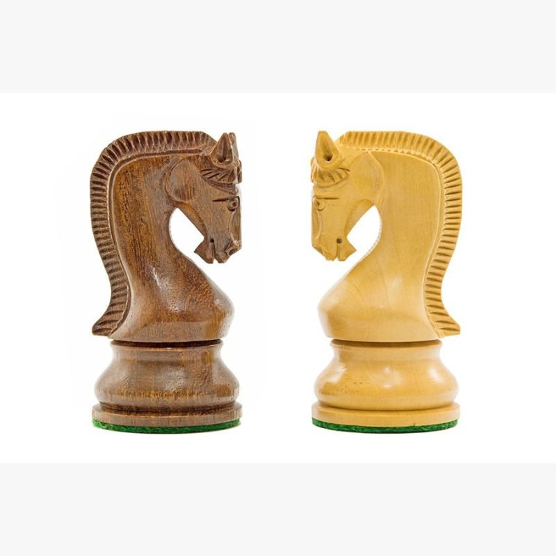 4" Leningrad Series Luxury Staunton Chess Pieces Only Set- Weighted Golden Rosewood - Image 7