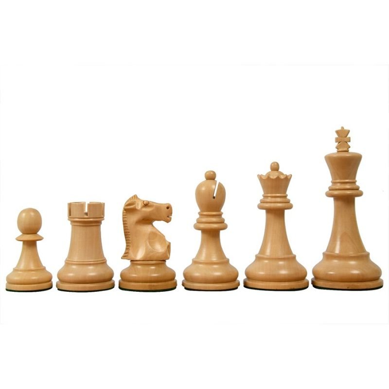 1972 Fischer Spassky Championship Series Chess Pieces Set ? Boxwood & Golden Rosewood - Image 4