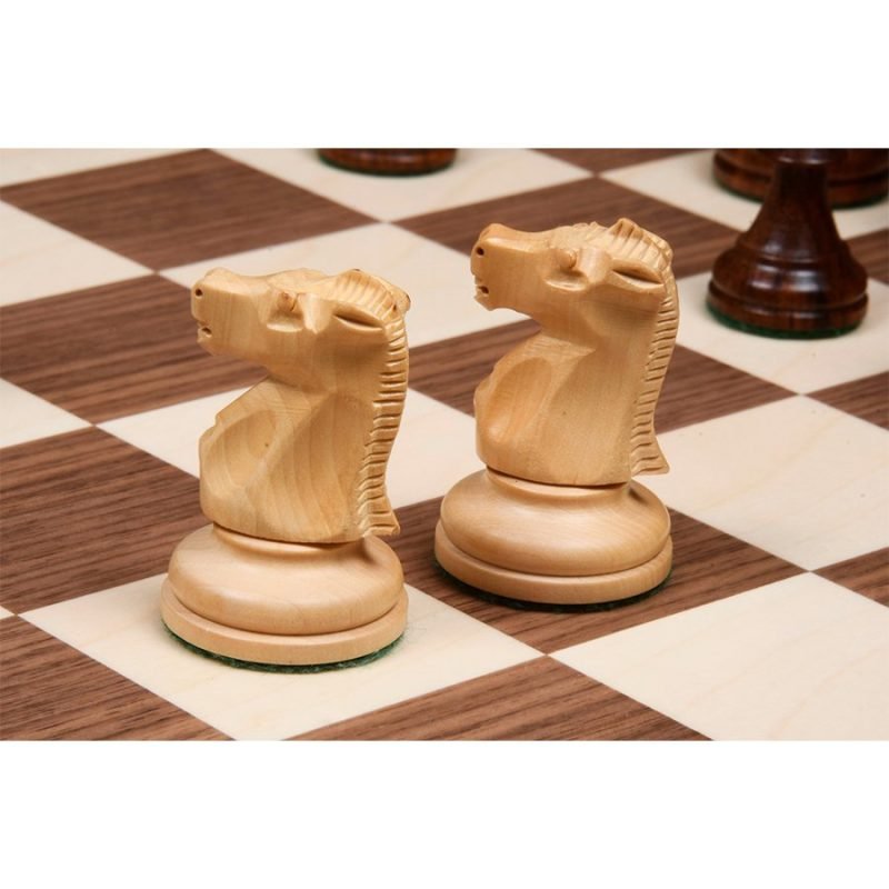 1972 Fischer Spassky Championship Series Chess Pieces Set ? Boxwood & Golden Rosewood - Image 2