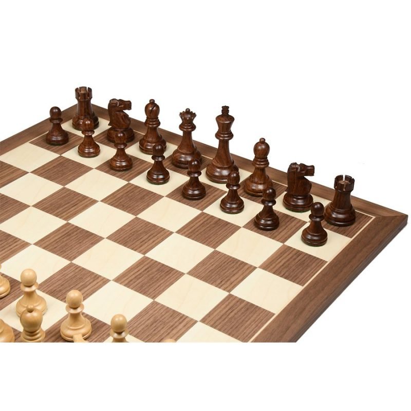 1972 Fischer Spassky Championship Series Chess Pieces Set ? Boxwood & Golden Rosewood - Image 9