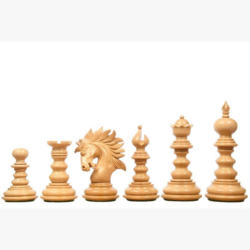 4.3? Luxury Savano Series Staunton Chess Pieces Only Set- Bud Rosewood Triple Weighted - Image 4