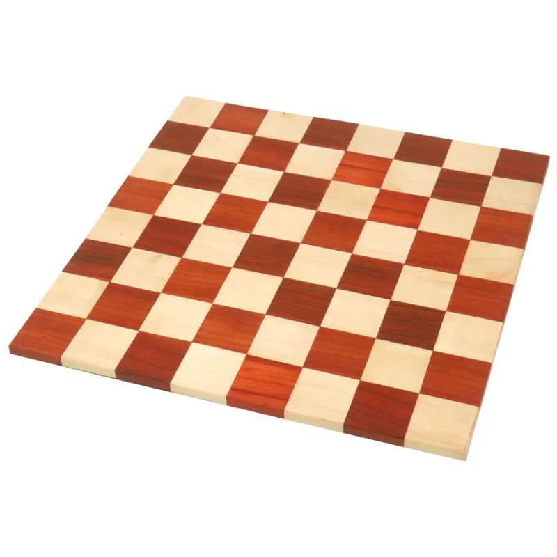 Rolling Series Travel Chess Board In Maple & Budrose Wood- 40 mm  Square