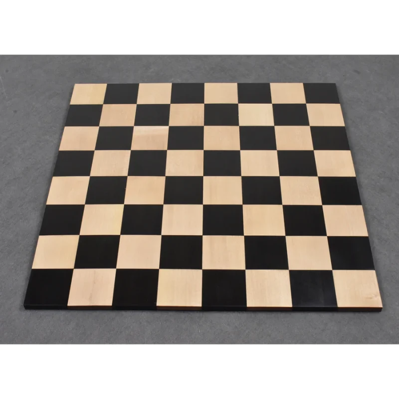 Folding/ Rolling Series Travel Chess Board In Maple & Ebony Wood- 40 mm Square - Image 3