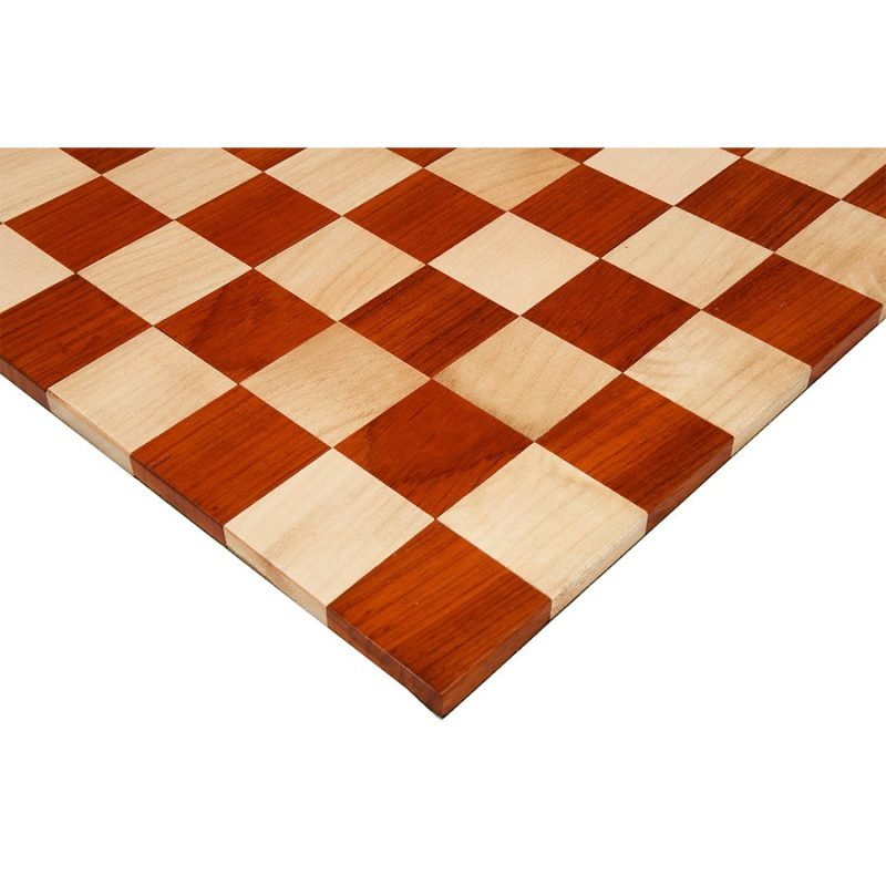 Folding/ Rolling Series Travel Chess Board In Maple & Budrose Wood- 40 mm Square - Image 3