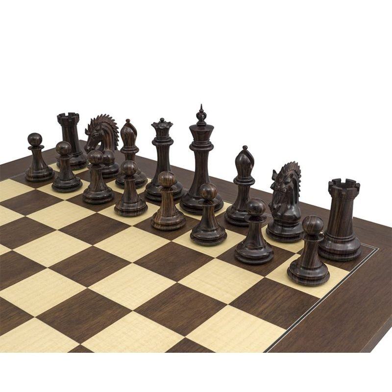 3.75" Sheffield Knight Luxury Chess Pieces Only Set- Double Weighted Rose Wood - Image 6