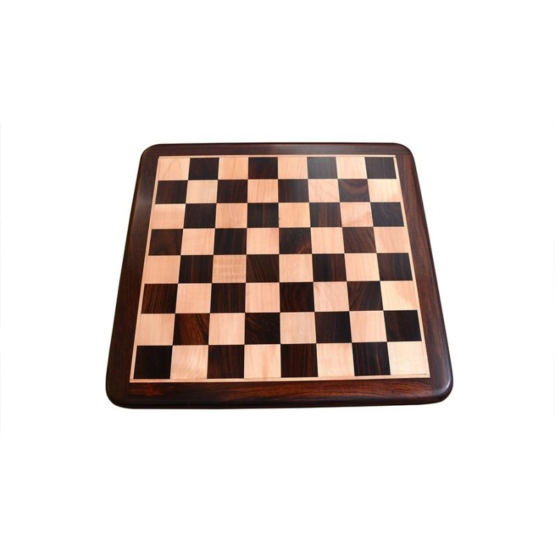 17" Flat Luxury Chess board Rosewood & Maple Wood- 45 mm Square - Image 2