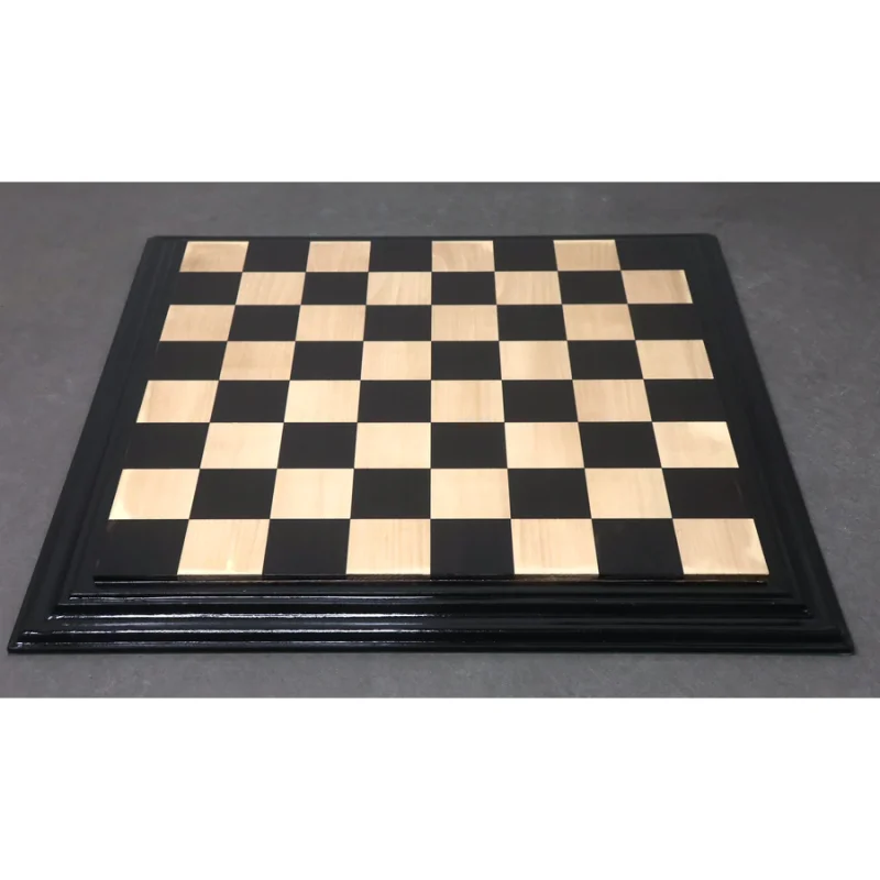 The Battle Field Luxury Series 21" Chess Board In Maple & Ebony Wood - 57 mm Square - Image 3