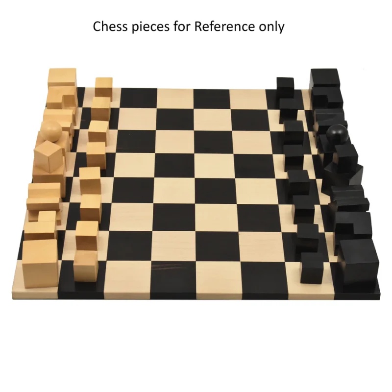 Folding/ Rolling Series Travel Chess Board In Maple & Ebony Wood- 40 mm Square - Image 5