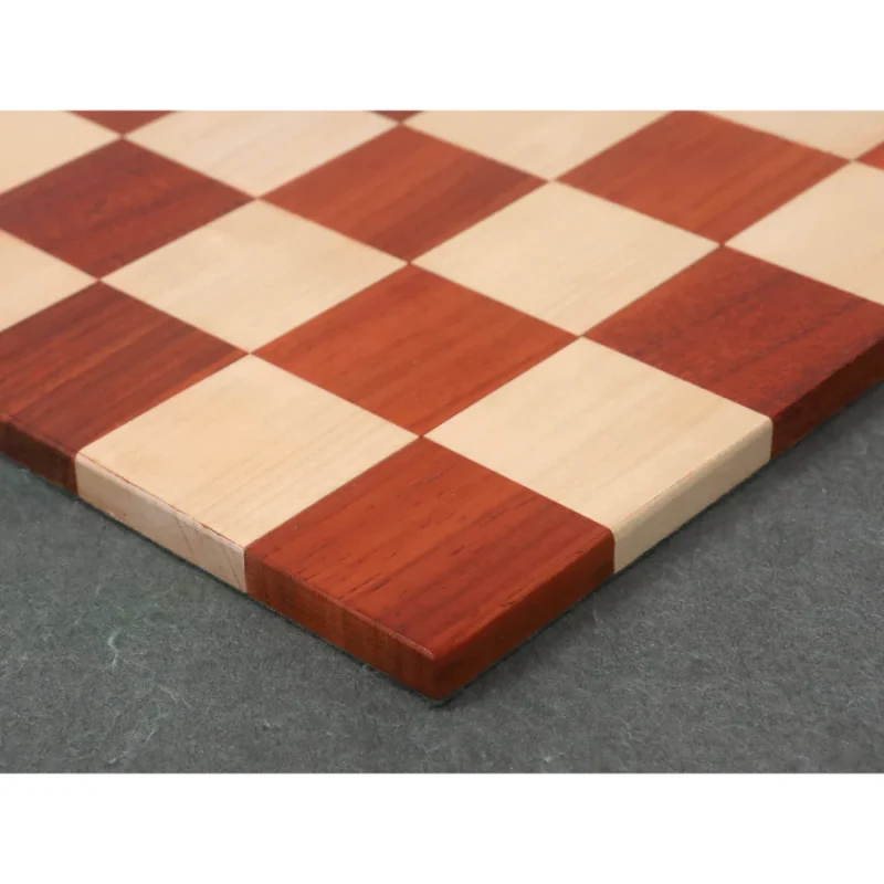 Rolling Series Travel Chess Board In Maple & Budrose Wood- 40 mm  Square - Image 4