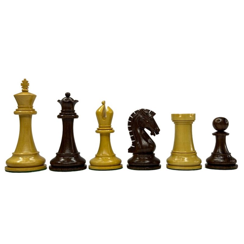 Sinquefield Cup Series Reproduced Staunton Chess Pieces Only set- Double Weighted Golden Rosewood - Image 7