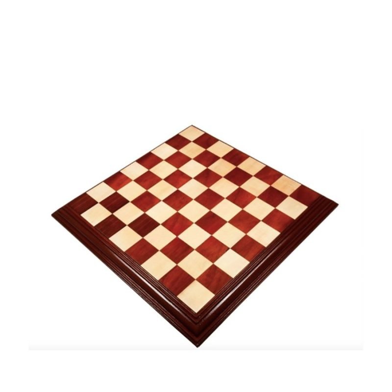 21" Bud Rosewood & Maple Wood Solid Luxury Handmade Chessboard with Carved Border- 57 mm Square - Image 5