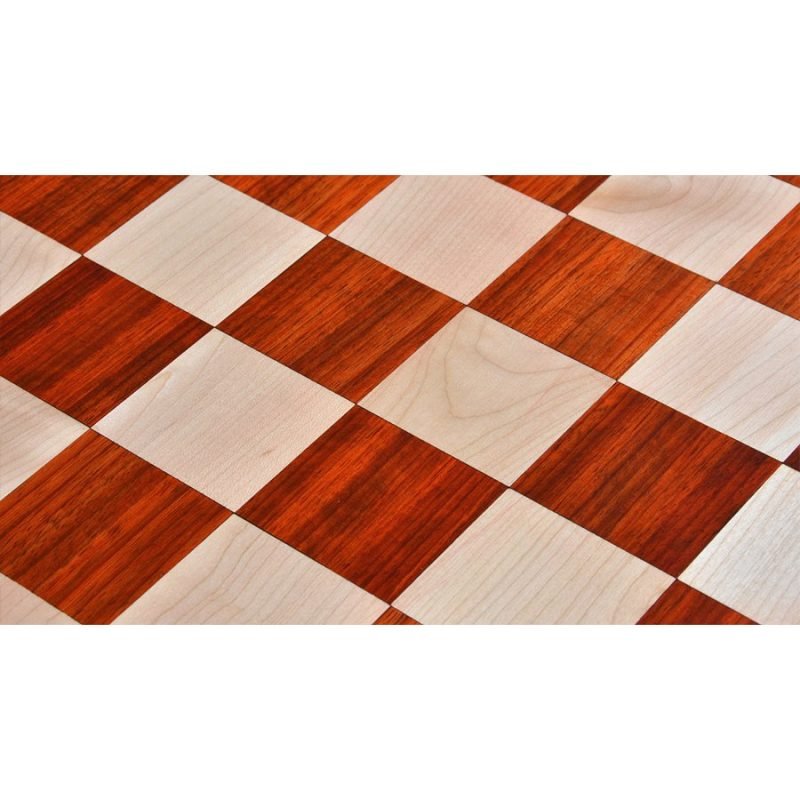 23? African Padauk & Maple Wood Cross Corner Wooden Chessboard With 60 mm Square - Image 5