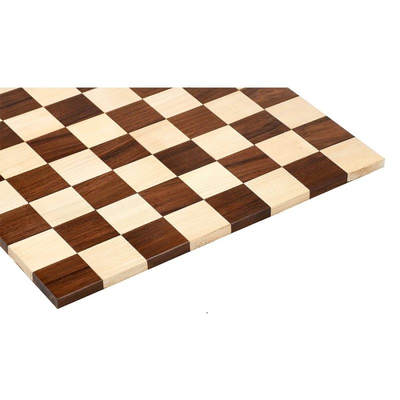 Folding/ Rolling Series Travel Chess Board In Maple & Golden Rosewood- 40 mm Square - Image 5