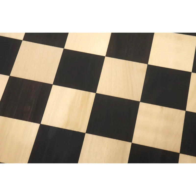 21" Players Choice Classic Tournament Chess Board In Ebony & Maple Wood-55 mm Square - Image 5