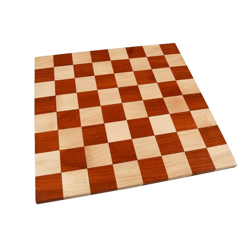 Folding/ Rolling Series Travel Chess Board In Maple & Budrose Wood- 40 mm Square - Image 6