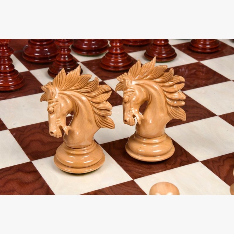 4.3? Luxury Savano Series Staunton Chess Pieces Only Set- Bud Rosewood Triple Weighted - Image 5