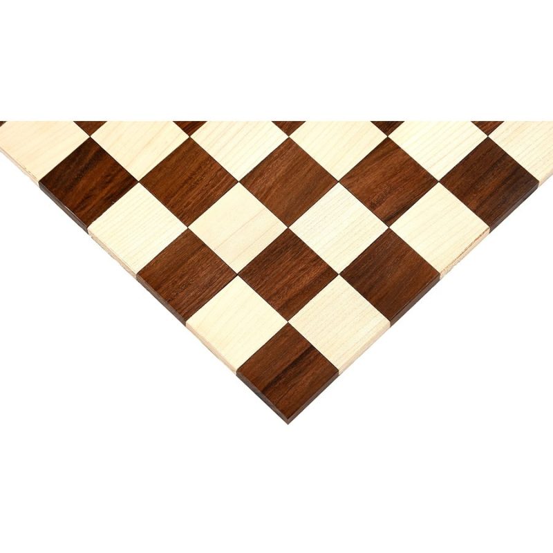 Folding/ Rolling Series Travel Chess Board In Maple & Golden Rosewood- 40 mm Square - Image 4