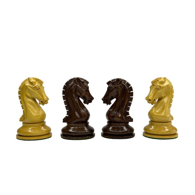 Sinquefield Cup Series Reproduced Staunton Chess Pieces Only set- Double Weighted Golden Rosewood - Image 6