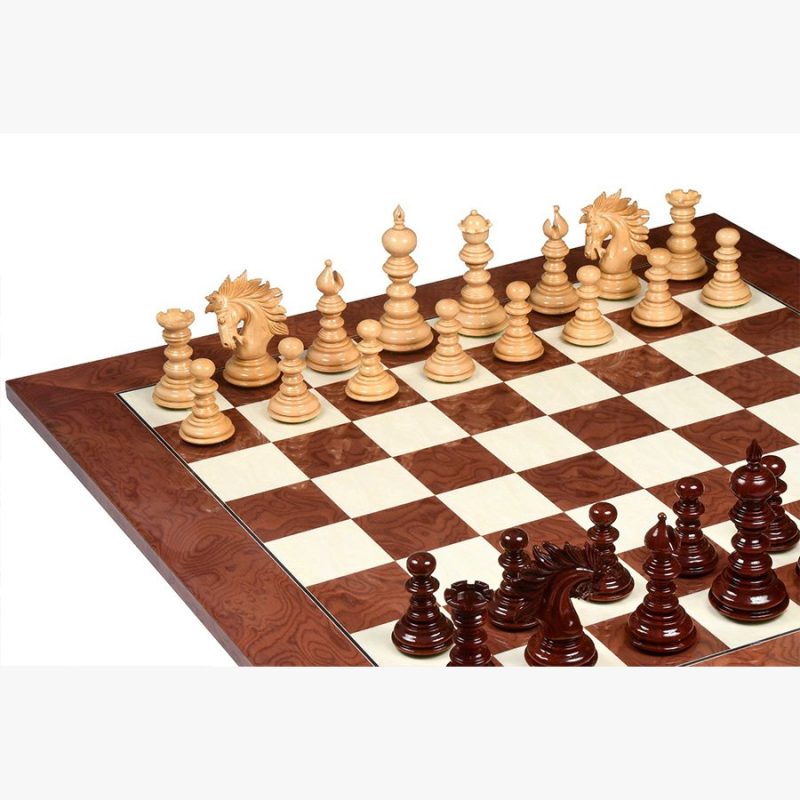 4.3? Luxury Savano Series Staunton Chess Pieces Only Set- Bud Rosewood Triple Weighted - Image 11