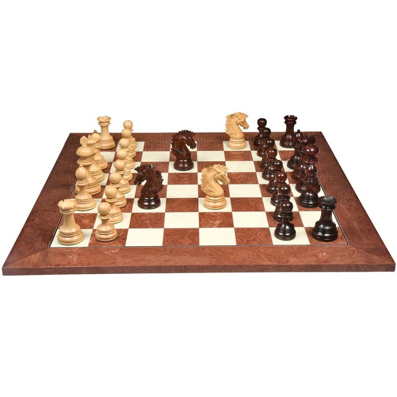 The Premium Collection- 4.4" Wellington Luxury Staunton Chess Pieces Only Set ? Triple Weighted Budrose Wood - Image 9