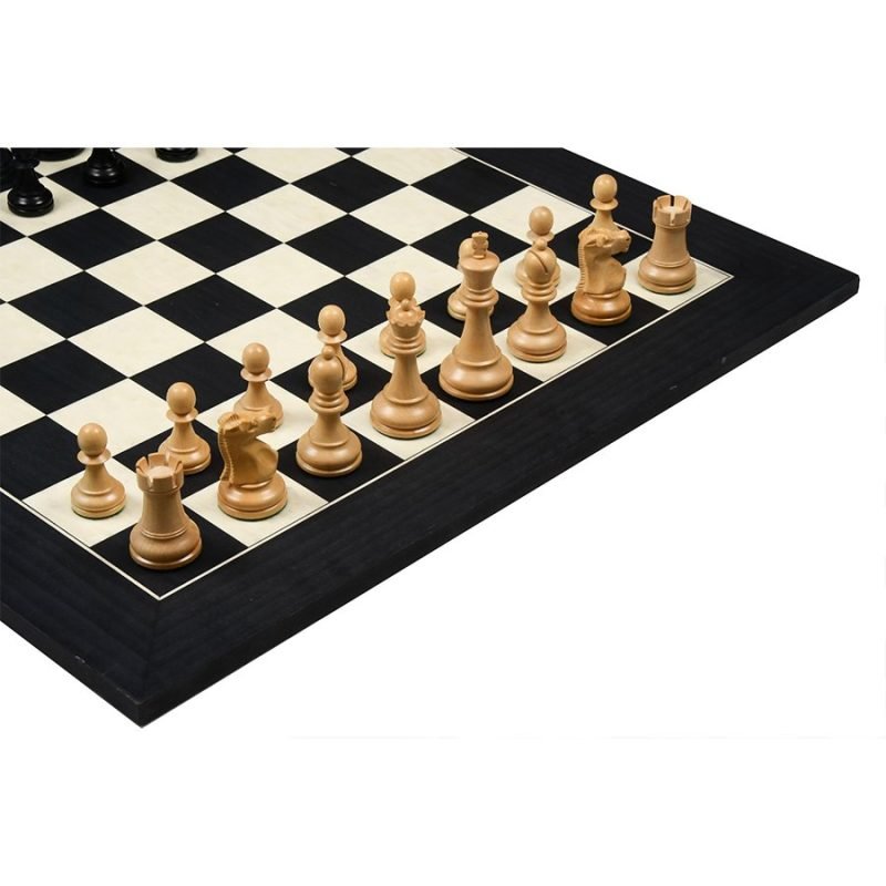 1972 Fischer Spassky Championship Series Chess Pieces Set ? Boxwood & Ebonised Boxwood - Image 8