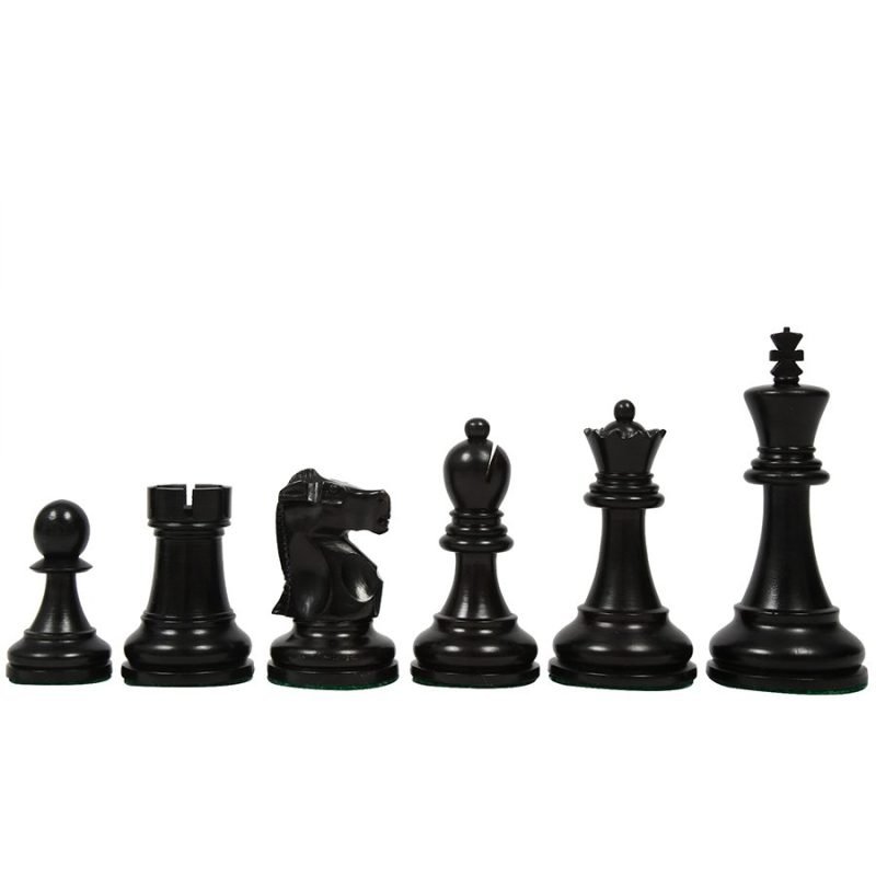 1972 Fischer Spassky Championship Series Chess Pieces Set ? Boxwood & Ebonised Boxwood - Image 3